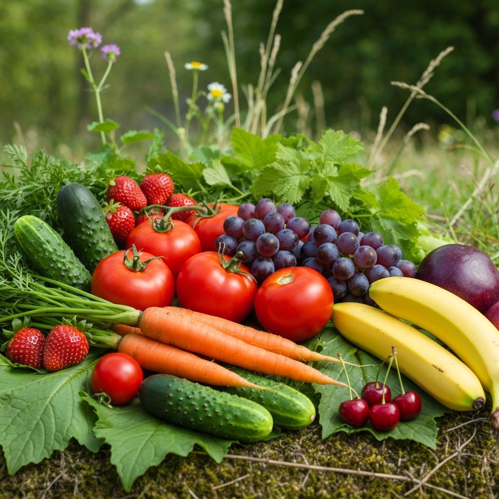 Buah dan sayuran segar